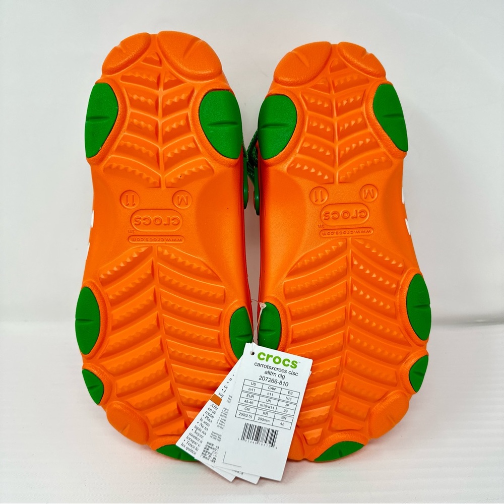 Crocs Carrots Classic All Terrain Clogs Orange - Picture 7 of 8